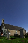 Tibermore Church in moonlight, Tayside by Dave Banks